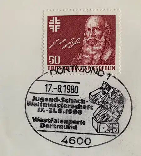 Berlin (West) 1980 Nr 570 Sonderstempel