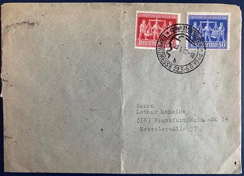 All. Bes. Gem.-Ausg. 1948 Nr 969 970 Sonderstempel