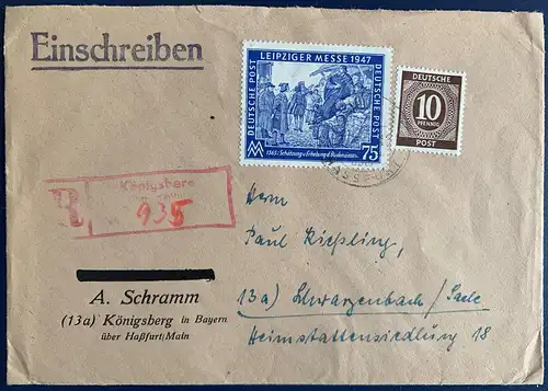 All. Bes. Gem.-Ausg. 1948 Nr 918 966 Rundstempel (Datum und/oder Ort klar)