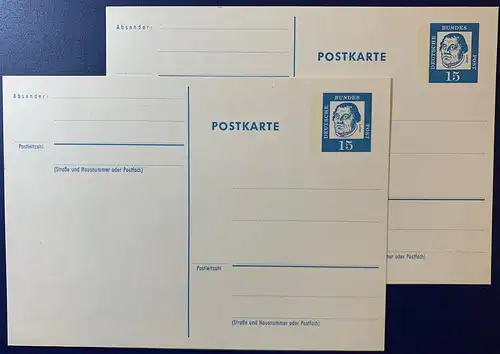 Bundesrep. Deutschland 1963 Nr P 79 Ungebraucht