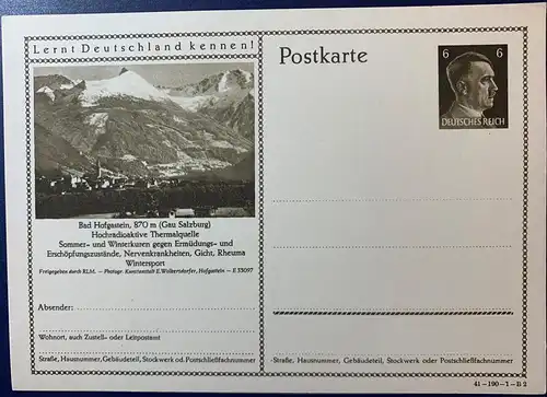 Deutsches Reich 1941 Nr P304 Ungebraucht