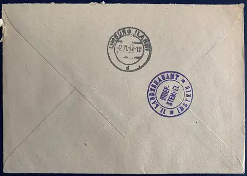 All. Bes. Gem.-Ausg. 1947 Nr 918 932 943 950 Rundstempel (Datum und/oder Ort klar)