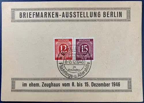 All. Bes. Gem.-Ausg. 1946 Sonderstempel