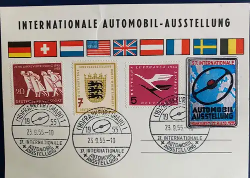 Bundesrep. Deutschland 1955 Sonderstempel