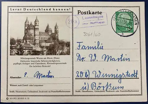 Bundesrep. Deutschland  Zentraler Rund / Vollstempel