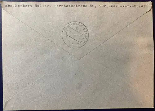 DDR 1990 Rundstempel (Datum und/oder Ort klar)