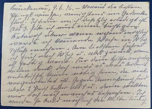 All. Bes. Bizone  Sonderstempel