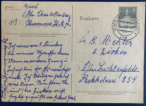 Berlin (West)  Rundstempel (Datum und/oder Ort klar)