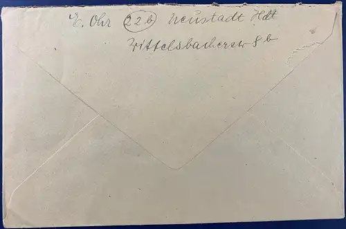 All. Bes. Franz. Zone Rheinland-Pfalz  Rundstempel (Datum und/oder Ort klar)