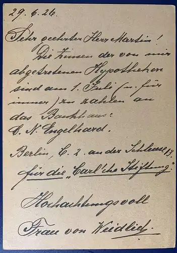 Deutsches Reich 1926 Rundstempel (Datum und/oder Ort klar)