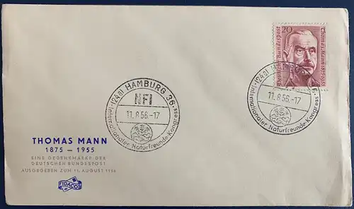 Bundesrep. Deutschland 1956 Nr 237 Ersttagssonderstempel