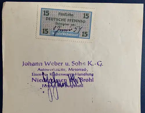3 Wechsel, 1954