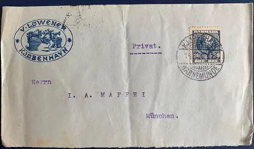 Dänemark 1906 Rundstempel (Datum und/oder Ort klar)