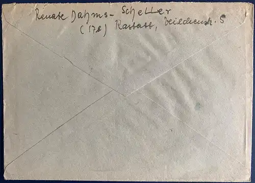 All. Bes. Franz. Zone Baden 1947 Rundstempel (Datum und/oder Ort klar)