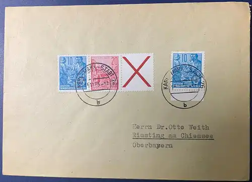 DDR 1955 Rundstempel (Datum und/oder Ort klar)