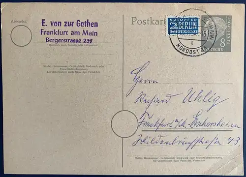 Bundesrep. Deutschland  Rundstempel (Datum und/oder Ort klar)