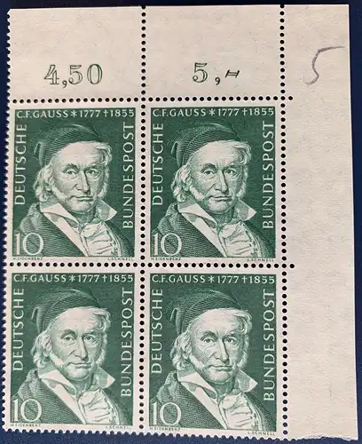 Bundesrep. Deutschland 1954 Postfrisch / **