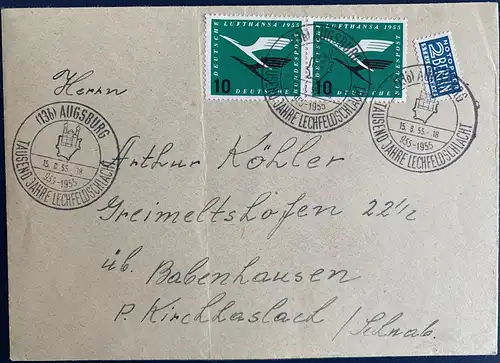 Bundesrep. Deutschland 1955 Sonderstempel