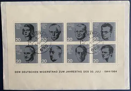 Bundesrep. Deutschland 1964 Rundstempel (Datum und/oder Ort klar)