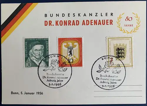 Bundesrep. Deutschland 1956 Sonderstempel