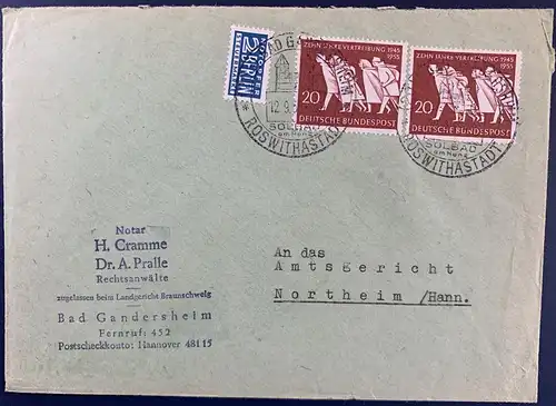Bundesrep. Deutschland 1955 Sonderstempel