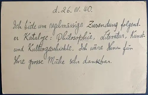 Japan 1940 Rundstempel (Datum und/oder Ort klar)