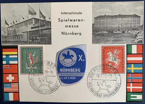 Bundesrep. Deutschland 1959 Sonderstempel