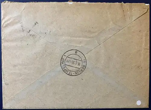 Berlin (West) 1955 Rundstempel (Datum und/oder Ort klar)