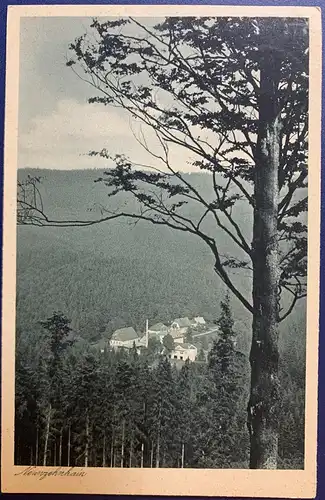 [Echtfotokarte schwarz/weiß] Neunzehnhain (Erzgebirge), gelaufen von Neunzehnhain über Pockau (Landpoststempel) nach Köthen, die Karte ist sehr gut erhalten, sauberer Stempel. 