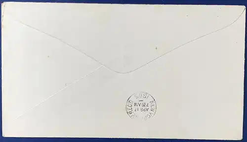 USA 1895 Rundstempel (Datum und/oder Ort klar) Brief