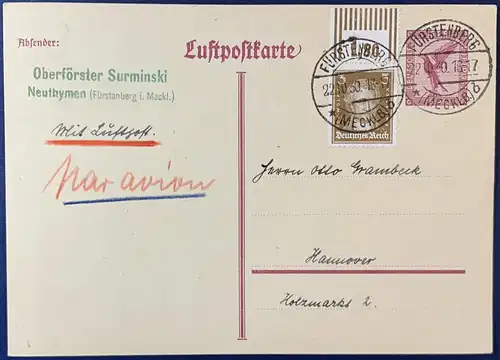 Deutsches Reich 1930 Zentraler Rund / Vollstempel