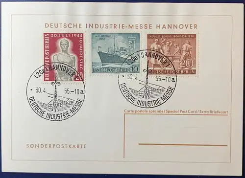 Bundesrep. Deutschland 1955 Sonderstempel