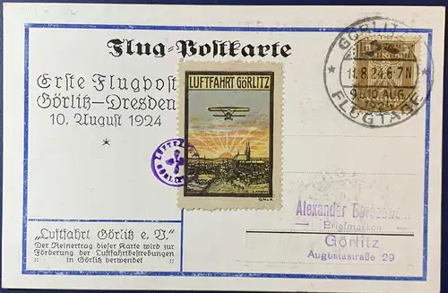 Deutsches Reich 1924 Sonderstempel