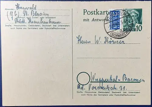 All. Bes. Franz. Zone Baden 1949 Rundstempel (Datum und/oder Ort klar)