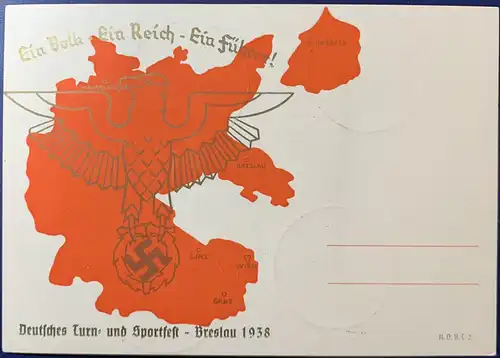 Deutsches Reich 1938 Sonderstempel