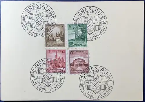 Deutsches Reich 1938 Sonderstempel