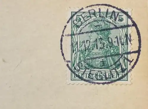 Deutsches Reich 1913 Rundstempel (Datum und/oder Ort klar)