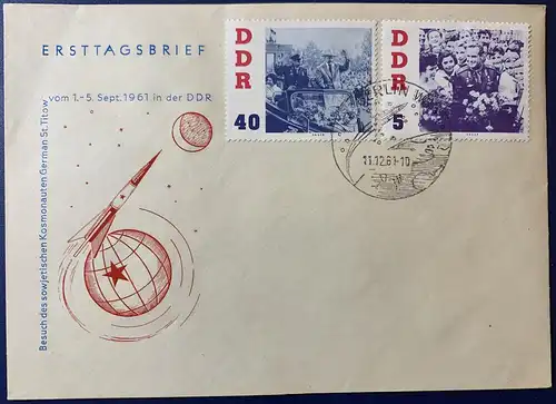 DDR 1961 Ersttagssonderstempel