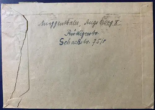 All. Bes. Bizone 1949 Rundstempel (Datum und/oder Ort klar)