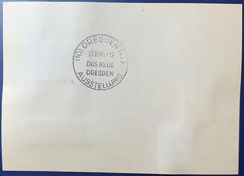 All. Bes. Gem.-Ausg. 1946 Sonderstempel