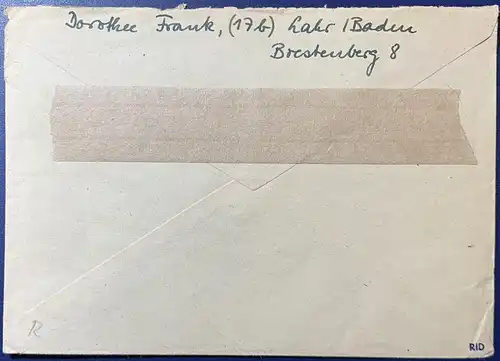 All. Bes. Franz. Zone Baden 1948 Rundstempel (Datum und/oder Ort klar)