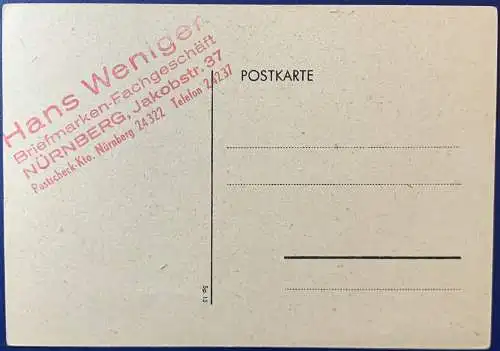 [Künstlerpostkarte reproduziert] Künstler AK "Jenseits von Gut und Böse", nach 1930
Karte ist von Erich Will (1905-1969), typische Signatur “Will Halle”, lebte und arbeitete ab den späten 20´er Jahren in Berlin, in der Zeit sollte auch die...
