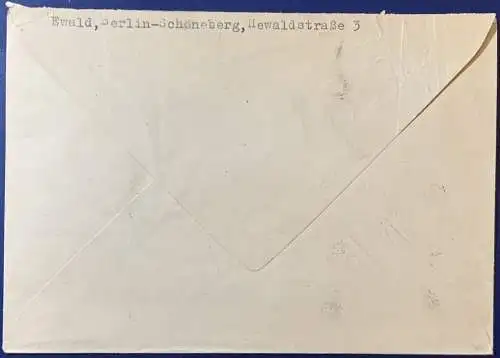 Berlin (West) 1954 Zentraler Rund / Vollstempel