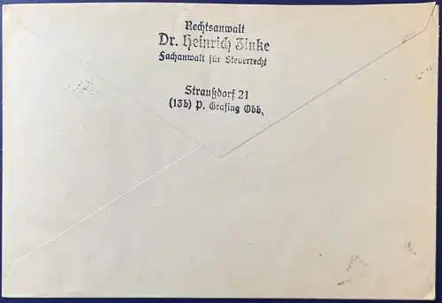 Bundesrep. Deutschland 1951 Rundstempel (Datum und/oder Ort klar)