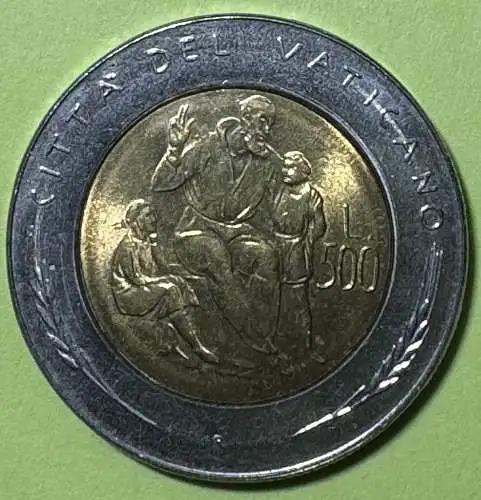 Vatikanstadt, 500 Lire, 1982