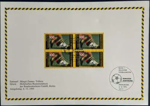 Bundesrep. Deutschland 1995 Nr 1833 Postfrisch / ** Ersttagssonderstempel