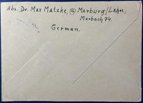 All. Bes. Bizone 1949 Rundstempel (Datum und/oder Ort klar)