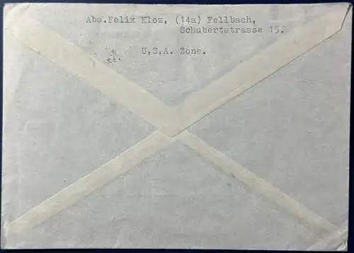 All. Bes. Gem.-Ausg. 1948 Rundstempel (Datum und/oder Ort klar)