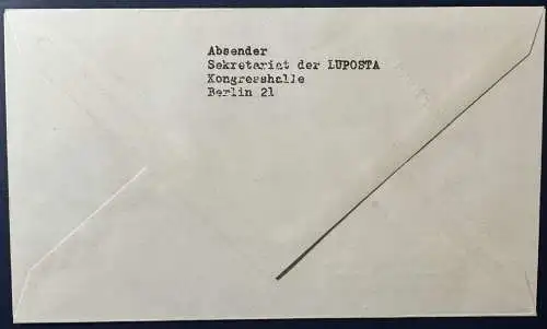 Berlin (West) 1962 Ersttagssonderstempel