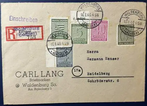 All. Bes. Sowj. Zone 1946 Rundstempel (Datum und/oder Ort klar)